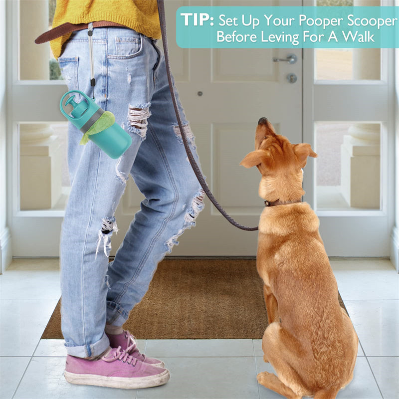 Easy-Clean Dog Poop Scooper with Bag Holder - Pup Lake