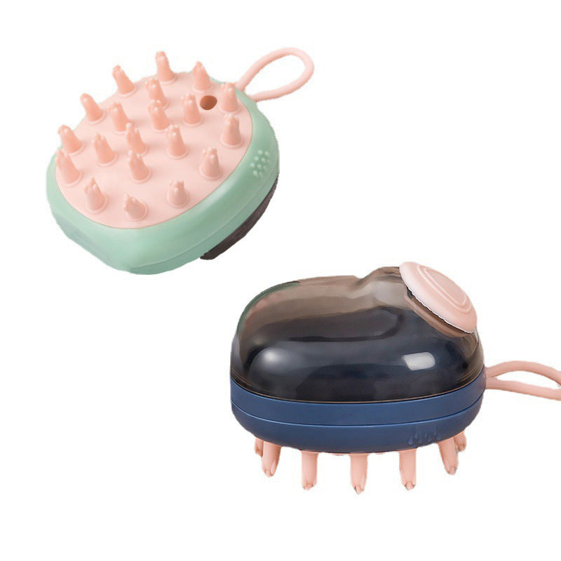 2-in-1 Pet Bath Brush – Grooming & Soap Dispenser Tool - Pup Lake