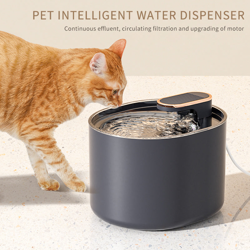 Automatic Pet Water Fountain – Quiet USB Dispenser for Cats & Dogs - Pup Lake