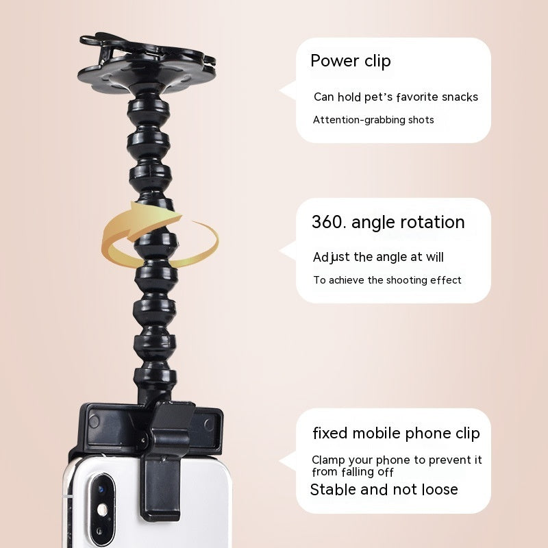 Pet Selfie Camera Tool – Phone Clip for Dogs & Cats - Pup Lake