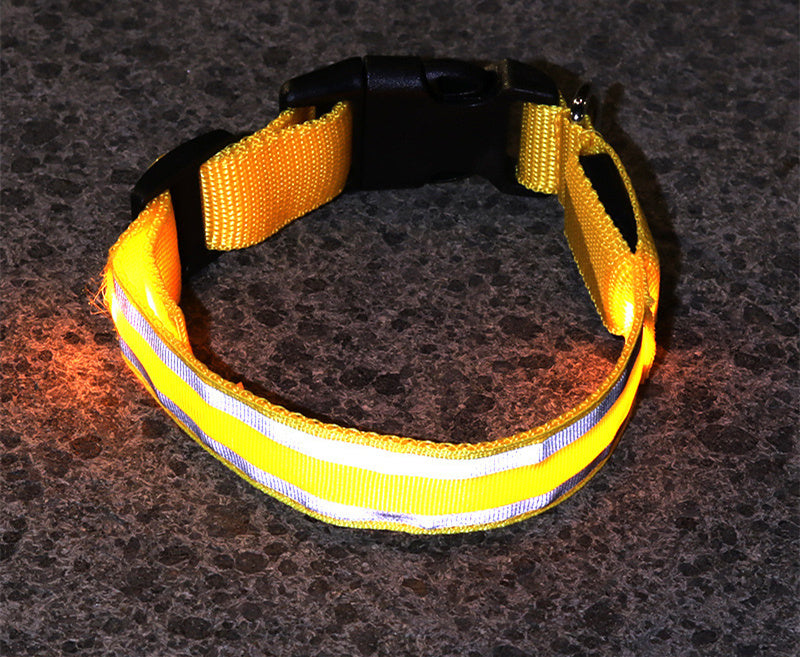 LED Glowing Dog Collar – Anti-Lost, Night Safety Pet Light Collar - Pup Lake