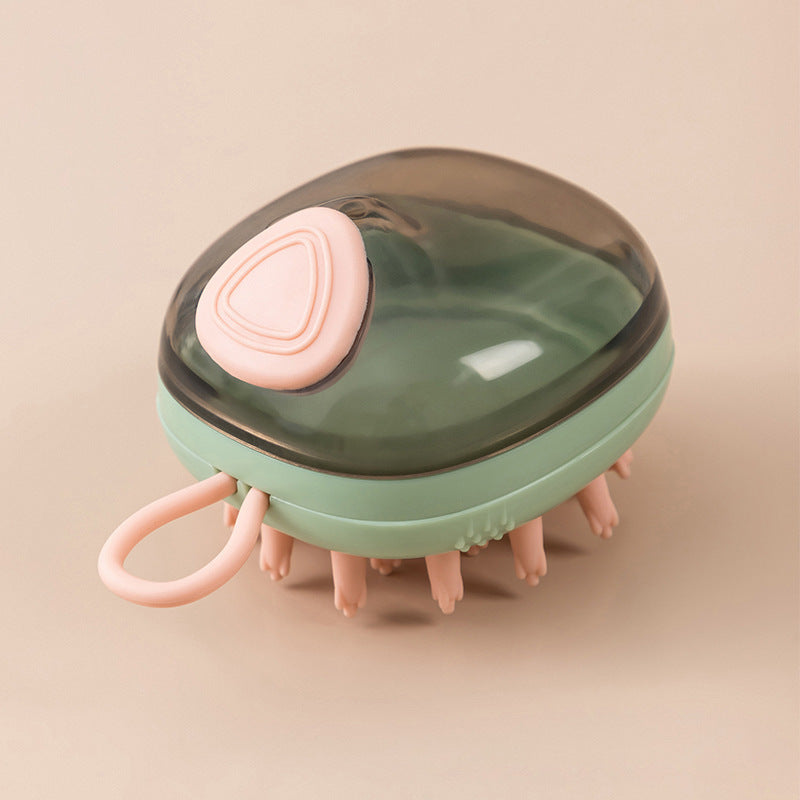2-in-1 Pet Bath Brush – Grooming & Soap Dispenser Tool - Pup Lake